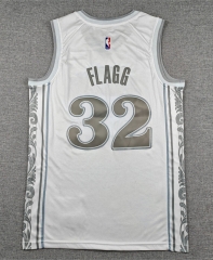 City Edition Dallas Mavericks White #32 NBA Jersey-1380