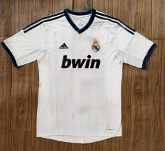 Retro version 12-13 Real Madrid Home White Soccer Jersey-6157