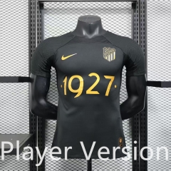 Player Version 2025-2026 Al Ittihad Saudi Black Thailand Soccer Jersey AAA-888