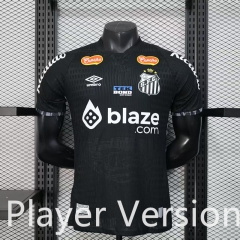 Player Version 2025-2026 Special Edition Santos FC Black Thailand Soccer Jersey AAA-888