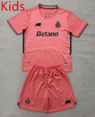 25-26 Porto Away Pink Kids/Youth Soccer Uniform-AY