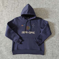 Joint Model Barcelona Royal Blue Thailand Soccer Tracksuit With Hat-LH