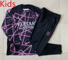 2025-26 Jordan Paris SG Black Star Inkjet Kids/Youth Soccer Tracksuit-815