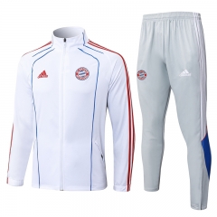 Retro Version 2025-26 Bayern München White Soccer Jacket Uniform-815