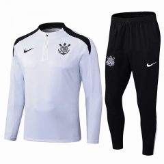 2025-26 Corinthians White Thailand Soccer Tracksuit-411