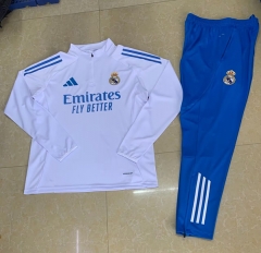 2025-26 Real Madrid White Thailand Soccer Tracksuit-815