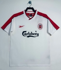 Retro Version 98-99 Liverpool Away White Thailand JerseyAAA-811