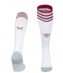 2025-2026 West Ham United Home White Red  Soccer Socks