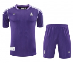 2025-2026 Real Madrid Purple  Soccer Uniform-418