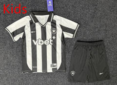 2025-26 Botafogo Home Black&White Kids/Youth Soccer Uniform-AY