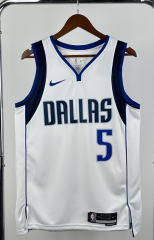 Dallas Mavericks White #5 NBA Jersey-311