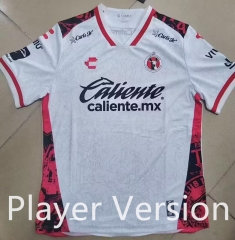 (s-4xl)Player Version 2025-26 Club Tijuana Away White  Thailand Soccer Jersey AAA-912