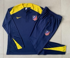 25-26 Atletico Madrid Royal Blue Thailand Soccer Tracksuit-815