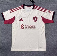 （s-4xl）correct version 2025-26 Liverpool Away White Thailand Soccer Jersey AAA-7209