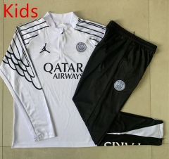 25-26 Jordan Paris SG White Inkjet Kids/Youth Soccer Tracksuit-815