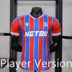 Player version 2025-26 Crystal Palace Home Red&Blue Thailand Soccer Jersey AAA-888
