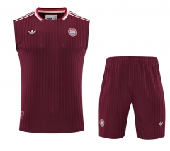 25-26 Bayern München Red Thailand Soccer Vest Uniform-418