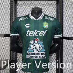 Player Version 25-26 Club León Home Green Thailand Soccer Jersey AAA-888