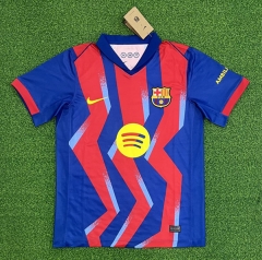 （s-4xl）25-26 Barcelona 3rd Away Red&Blue Thailand Soccer Jersey AAA-403