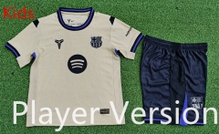 Player Version 25-26 Barcelona Khaki Kids/Youth Soccer Uniform-9926