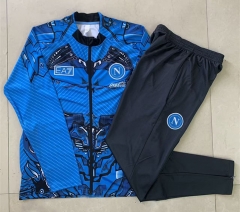25-26 Napoli Blue Inkjet Thailand Soccer Jacket Uniform-815