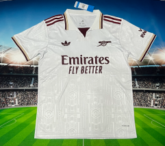 25-26 Arsenal 2nd Away White Thailand Soccer Jersey AAA