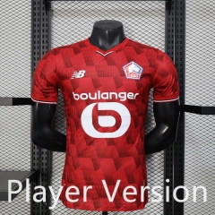 Player Version 25-26 Lille Home Red Thailand Soccer Jersey AAA-888
