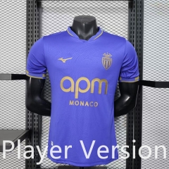 Player Version 2025-2026 Monaco Away Purple Thailand Soccer Jersey AAA-888