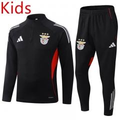 25-26 SL Benfica Black Kid-Youth Soccer Tracksuit -411