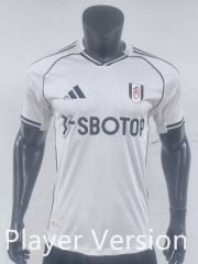 Player Version 2025-26 Fulham Home White Thailand Soccer Jersey AAA-0871