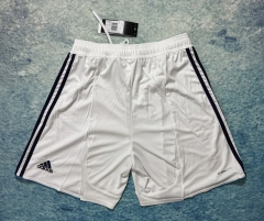 Retro Version 12-13 Real Madrid Home White Thailand Soccer Shorts-6590