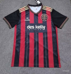 25-26 Bohemian Home Red&Black Thailand Soccer Jersey AAA-5378