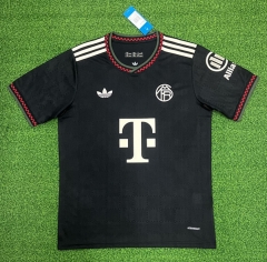 (S-4XL) 25-26 Bayern München 2nd Away Black Thailand Soccer Jersey AAA-403