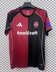 (S-4XL) 2025-2026 FC Nürnberg Home Red&Black Thailand Soccer Jersey AAA-2044