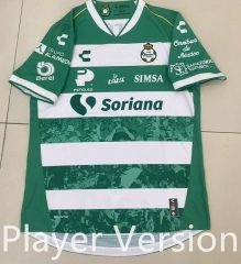 （s-4xl）Player Version 2025-2026Santos FC Home White& Green Thailand Soccer Jersey AAA-912