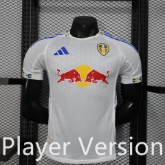 Player version 2025-26  Leeds United Home White  Thailand Soccer Jersey AAA-888