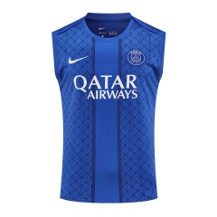25-26 Paris SG Blue Thailand  Soccer Vest -418