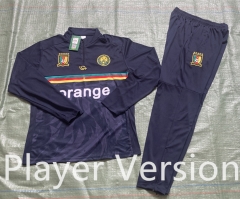 Player Version 2025-2026 Cameroon Purple Thailand Soccer Tracksuit-7411