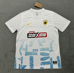 （s-4xl）25-26 AEK Athens 2nd  Away White Thailand Soccer jersey AAA-4506