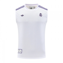 2025-2026 Real Madrid White&Purple Soccer Vest-418