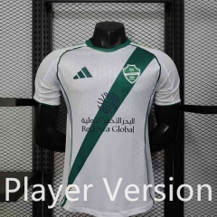 Player Version 25-26 Al-Ahli Saudi White Thailand Soccer Jersey AAA-888