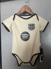 2025-2026 Barcelona Beige Baby Soccer Uniform