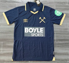 （s-4xl）25-26 West Ham United 2nd Away Royal Blue Thailand Soccer Jersey AAA