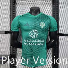 Player Version 25-26 Al-Ahli Saudi Away Green Thailand Soccer Jersey AAA-888