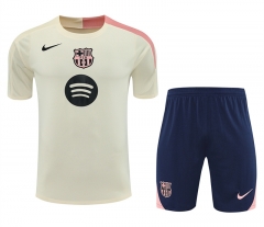 2025-2026 Barcelona Light Yellow Thailand Soccer Uniform-418