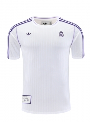 2025-2026 Real Madrid White&Purple  Soccer Jersey-418