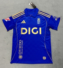 (S-4XL)25-26 Real Oviedo Home Blue Thailand Soccer Jersey AAA-4560