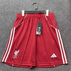 2025-26 Liverpool Home Red Thailand Soccer Shorts-718