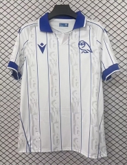 (S-4XL) 25-26 Sheffield Wednesday 2nd Away White Thailand Soccer Jersey AAA-2044