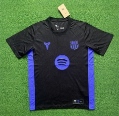 25-26 Barcelona Black Thailand Soccer Jersey AAA-403